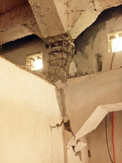 SchaedenBerufsschuleErbeben2021